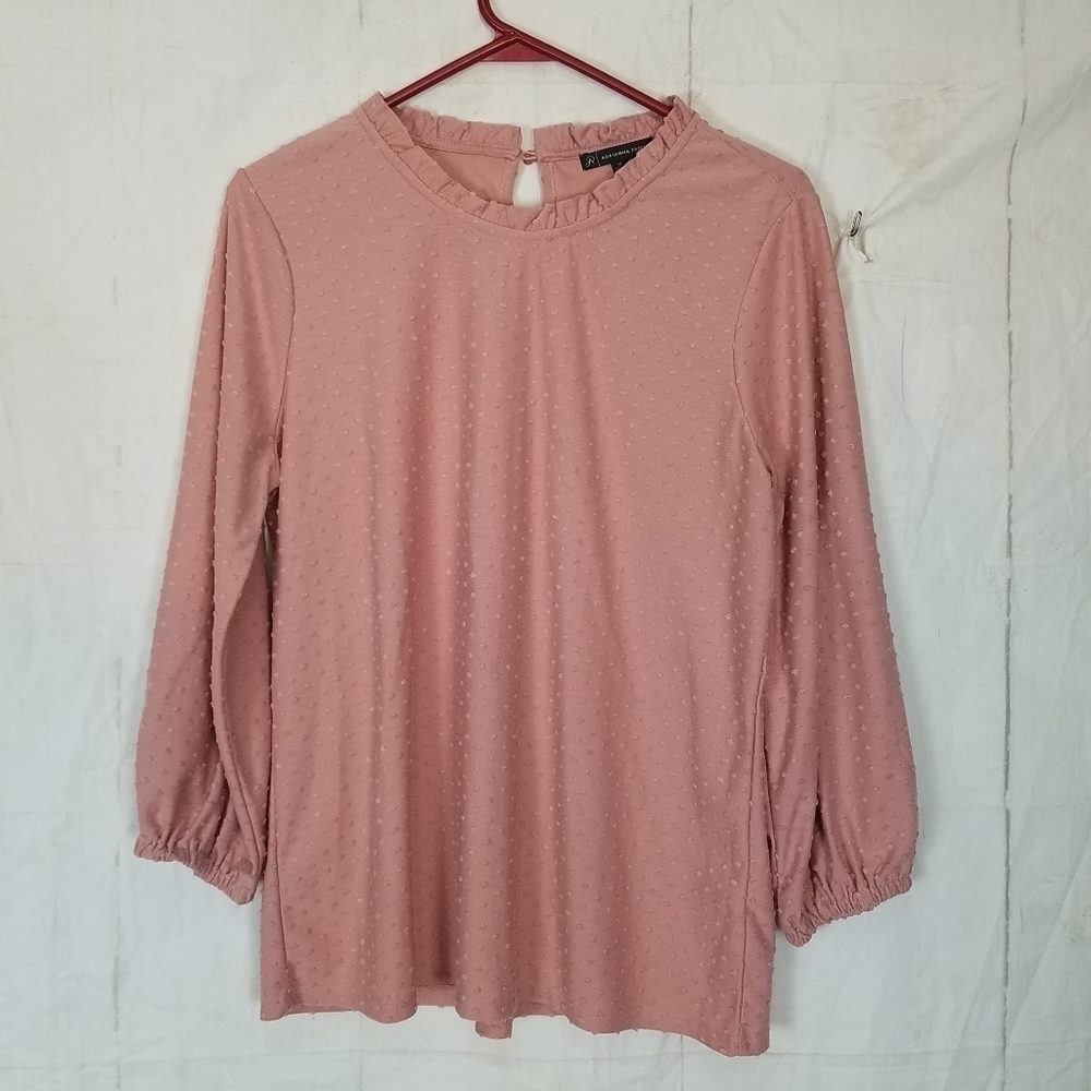 Adrianna papell swiss dot top